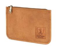 Berliner Bags Theo - Pochette portadocumenti in vera pelle con chiusura lampo, elegante e durevole, organizer da viaggio e porta passaporto per uomo e donna - Marrone, M, Vintage