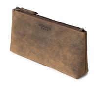 Berliner Bags Trousse Porta Cosmetici Anna XS in Vera Pelle, Pochette Compatta con Zip per Make-up e Accessori da Viaggio, Donna - Marrone