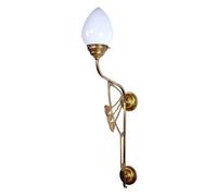 Berliner Messinglampen Lampada a parete Luxor in stile liberty Berliner Messinglampen