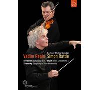 Berliner Philharmoniker Orchestra; Vadim Repin - Beethoven - Symphony n7 / Stravinsky - Violin concerto n1 / Bruch - Symphony in three movements