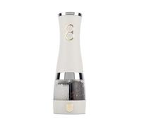Berlinger Haus 2 in 1 macina sale e pepe elettrico/crema opaco/con macinino in ceramica/batterie: 6 pezzi AA (non incluse) / Sahara Collection