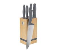 Berlinger Haus Aspen Collection BH-2969 - Set di coltelli con supporto, in bambù, 6 pezzi