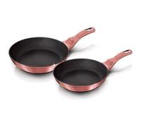 BERLINGER HAUS - Berlinger Haus I-rose Set Di 2 Padelle Induzione 22-26 Cm In Alluminio Forgiato Antiaderente Titanio Rosa