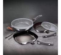 Berlinger Haus BH/7048 Metallic Line Carbon Pro Edition Set Di 5 Padelle