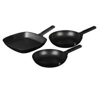 Berlinger Haus Bh / 7096 Monaco Collezione Padelle Set 3 Pz. IN Nero Cucina