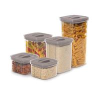 Berlinger Haus BH-8576 - Set di 5 contenitori per alimenti, colore: Tortora