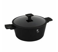 Berlinger Haus Casseruola con coperchio | 28 cm Matte Black Collection | Alluminio forgiato, Rivestimento antiaderente TitanPro | Adatto a tutti i piani cottura