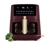 Berlinger Haus Air fryer/Friggitrice digitale ad aria calda da 8 l/con 8 funzioni di cottura automatica/touch display 8 programmi/1650 W/cottura sana senza olio e grasso/Leonardo Collection