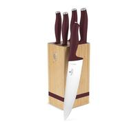 Berlinger Haus Leonardo Collection BH-2972 - Set di coltelli con supporto, in bambù, 6 pezzi