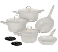 Berlinger Haus Set da 10 pentole in alluminio antiaderente a induzione, pentole e padelle con coperchio, per cucina, forno domestico, lavabile in lavastoviglie, ecologico, compatibile con tutti i