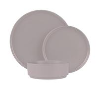 Berlinger Haus Set da pranzo, 18 pezzi, collezione tortora, stoviglie in gres di alta qualità, lavabili in lavastoviglie e adatti al microonde