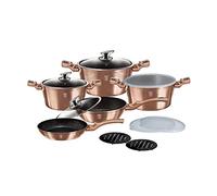 Berlinger Haus - Set di pentole, 13 pezzi, linea metallizzata Rose Gold Edition