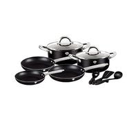 Berlinger Haus - Set di pentole da cucina, 10 pezzi, antiaderenti con utensili, pentole a induzione turbo e padelle set con manici ergonomici in acciaio inox, lavabile in lavastoviglie