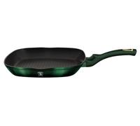BerlingerHaus Metallic Emerald BH-6050 - Bistecchiera antiaderente, 28 cm