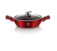 Berlingo Haus Shallow con coperchio 28 cm Burgundy Metallic Line