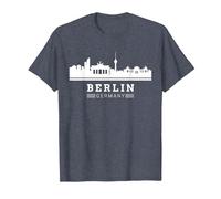 Berlino Germania Maglietta, Uomo, Pervinca, L