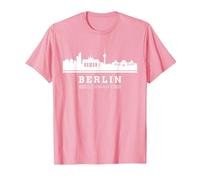Berlino Germania Maglietta, Uomo, Rosa, L