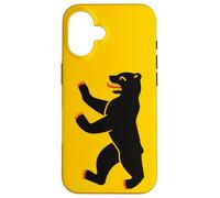 Berlino Grafica Orso Berlino Logo Metropole Souvenirs divertente Custodia per iPhone 16