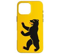 Berlino Grafica Orso Berlino Logo Metropole Souvenirs divertente Custodia per iPhone 16 Pro Max