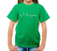 Berlino Heartbeat - T-Shirt - Germania Skyline Tedesco Città Love Posto