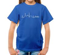 Berlino Heartbeat - T-Shirt - Germania Skyline Tedesco Città Love Posto