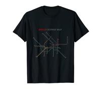 Berlino Metro Map Tee | Metro, Metropolitana Maglietta
