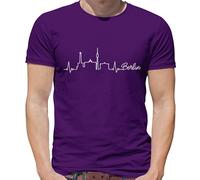 Berlino Ritmo Cardiaco - T-Shirt - Germania Skyline Tedesco Città Love Posto