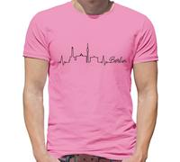 Berlino Ritmo Cardiaco - T-Shirt - Germania Skyline Tedesco Città Love Posto