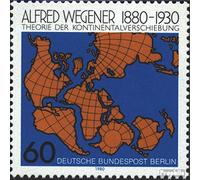 Berlino (West) 616 (Completa.Edizione) MNH ** MNH 1980 Alfred Wegener (Francobolli per i Collezionisti)