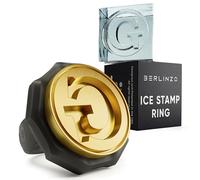 BERLINZO Anello in ottone con lettera G, 1, Silicone