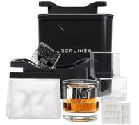 Stampo trasparente per cubetti di ghiaccio - Grande 5,5 cm - Stampo per cubetti di ghiaccio - Stampo per cubetti di ghiaccio con borsa - Prepara 4 cubetti contemporaneamente