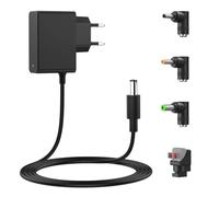 BERLS Alimentatore Universale 12V 2A, 24W Caricatore per Hard disk esterno, CCTV Camera, Telecamera, Router, Hub, TP-Link, Tastiera Ya maha, Elettronica Domestica, Cavo 1.5M con 4 Adattatori