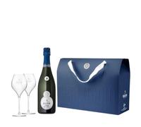 Berlucchi '61 Franciacorta Extra Brut DOCG, Confezione Regalo con 2 Calici, 750 ml