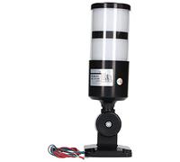 Berm Torretta Luminosa a LED 2 Strati, 12-24V DC, Rosso e Verde, Pieghevole 180 Gradi, ABS, 60mm x 23cm, per Linee di Assemblaggio Industriali