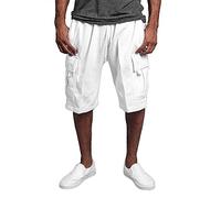 Bermuda Cargo Uomo Eleganti Sportivi Pantaloni Corti Trekking Casual Firmati Pantaloncini Tattici Con Multi-Tasca Gamba Dritta Shorts Cargo Estivi Elasticizzati Bermuda Militari Palestra Running