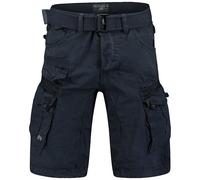 Geographical Norway Pantaloncini cargo da uomo estivi bermuda corti, Nero , S