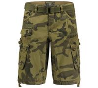Geographical Norway Pantaloncini cargo da uomo estivi bermuda corti, Camo Khaki, XXXL
