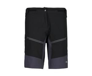 Bermuda con fodera in rete rimovibile donna CMP Noir