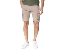 Bermuda cotone elasticizzato con tasconi Art.Leone col.beige Made In Italy