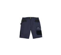 Bermuda da Lavoro Diadora Utility Art. Poly Indeformabili, Elasticizzati, Resistenti, Ideale per Logistica, Edilizia, Manutentori, Giardiniere (IT, Testo, S, Regular, Regular, Blu 2.0)
