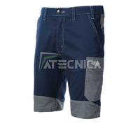Bermuda da lavoro elasticizzato Logica ASTOR blu multitasche S-XXXL