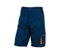 Bermuda da lavoro Panostyle M6BER - sargiapoliesterecotone - taglia XL - bluarancio - Deltaplus