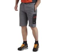 Bermuda da Lavoro Stretch Diadora Utility cod.702.17001 (XL, Grigio Acciaio)