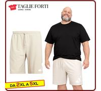 bermuda da uomo TAGLIE FORTI pantaloncini tuta cotone da xl a 4xl Adidas