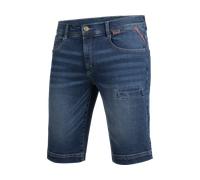 Bermuda in jeans Stretch X blu