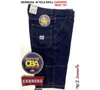 BERMUDA JEANS CARRERA TELA DRILL MOD. 731 MISURE 48