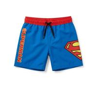 Bermuda Mare Superman Bambino - Costume da Bagno Superman Spiaggia, Piscina, Asciugatura Rapida e Resistente al Cloro, Bermuda Nuoto Bambino con Coulisse e Tasche
