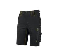 Bermuda Mercury taglia XL nero/giallo U-Power