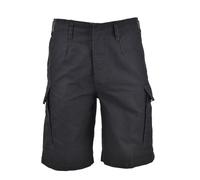 Bermuda Mil-Tec Moleskin pantaloncino prelavato robusto regolabile nero