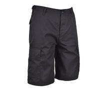 Bermuda Mil-Tec Troops robusti regolabili tasche nero